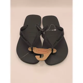 Photo of Havaianas Top Black Flip Flops Sandals BR 39/40 US Men's 8 New With Tags
