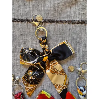 Photo of Set of 3 Bow Bag Charms Purse Charm Cute Bow Keychain Purse Accessory
