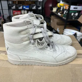 Photo of Puma Sky II Hi SF White Gray Sneakers | Men's 14 | Pre-Owned - Good