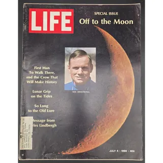 Photo of Vintage Apollo Space Magazines Lot 1968–1971 + Moon Landing Guide Page -Rare