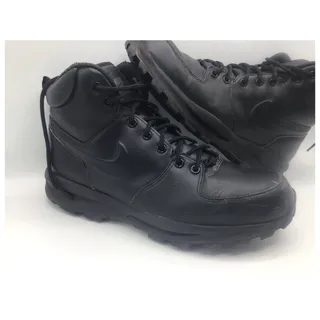 Photo of Nike Manoa Leather Boots Triple Black Mens 10 High Top Work Sneaker 454350-003