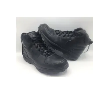 Photo of Nike Manoa Leather Boots Triple Black Mens 10 High Top Work Sneaker 454350-003
