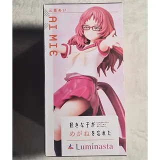 Photo of SEGA Luminasta Ai Mie 7.1" Figure – The Girl I Like Forgot Her Glasses Anime New