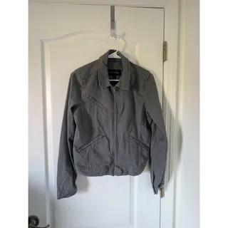 Photo of Calvin Klein Gray Denim Jacket Size Medium Gorpcore, Streetwear, Grunge, Casual