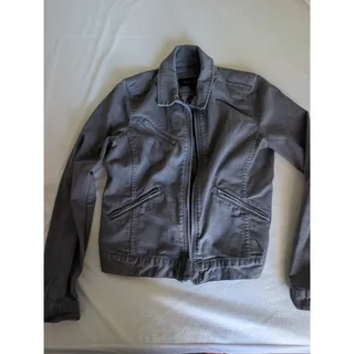 Photo of Calvin Klein Gray Denim Jacket Size Medium Gorpcore, Streetwear, Grunge, Casual