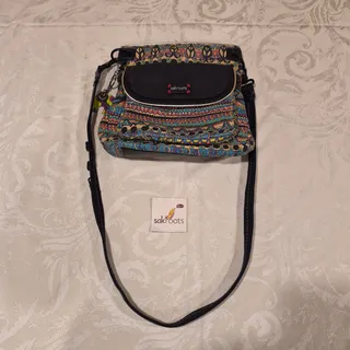 Photo of Sakroots Artist Circle Convertible Crossbody Backpack Bohemian Elephant Boho