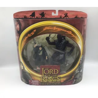 Photo of LOTR Toy Biz Pippin vs Ugluk Twin Pack Sealed Two Towers Action Figure Set