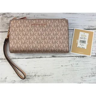 Photo of Michael Kors Women’s Jet Set Travel Large Double Zip Wristlet