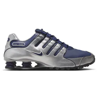 Photo of Nike Shox NZ Shoes Midnight Navy Blue Silver Black 378341-402 Men's Size 11.5 M