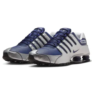 Photo of Nike Shox NZ Shoes Midnight Navy Blue Silver Black 378341-402 Men's Size 11.5 M