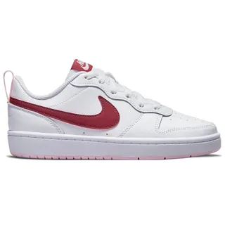 Photo of Nike Court Borough Low 2 Youth 7Y GS Women's 8.5 White Dark Beetroot Shoes