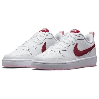 Photo of Nike Court Borough Low 2 Youth 7Y GS Women's 8.5 White Dark Beetroot Shoes